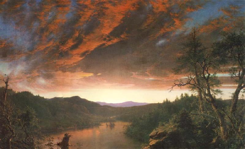 Dammerung in der Wildnis, Frederick Edwin Church